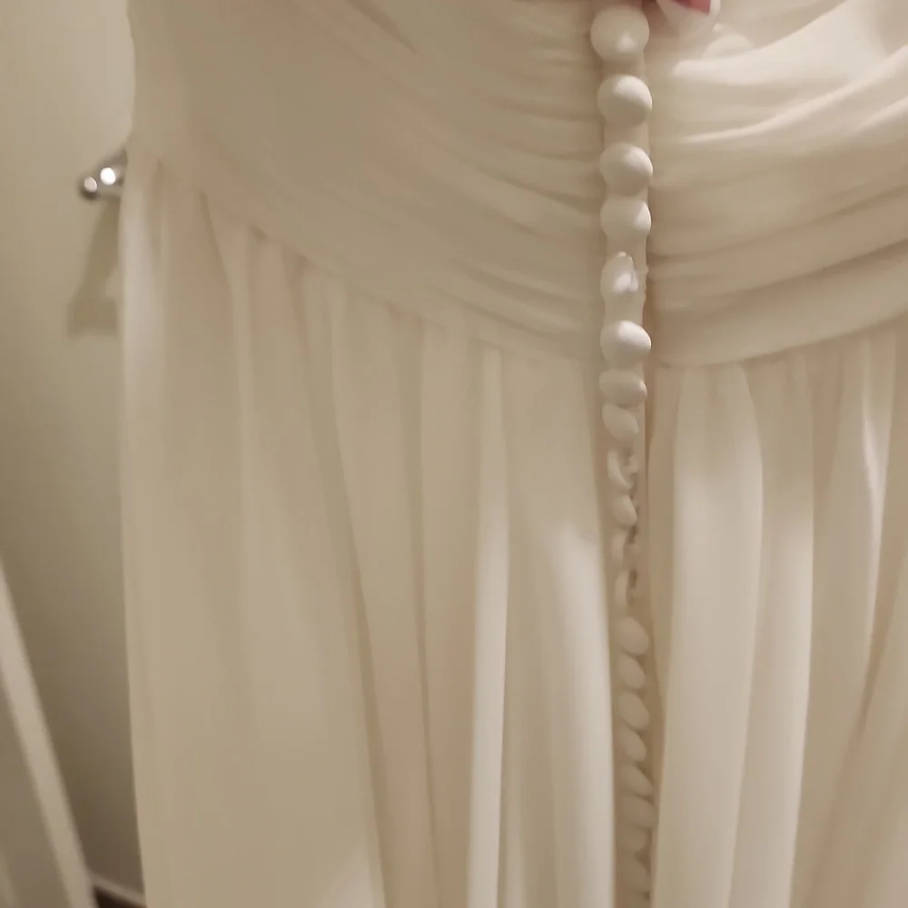 New Jasmine  Bridal collection Strapless Dress, F274, Size 4, Street Size 2 - Picture 8 of 9